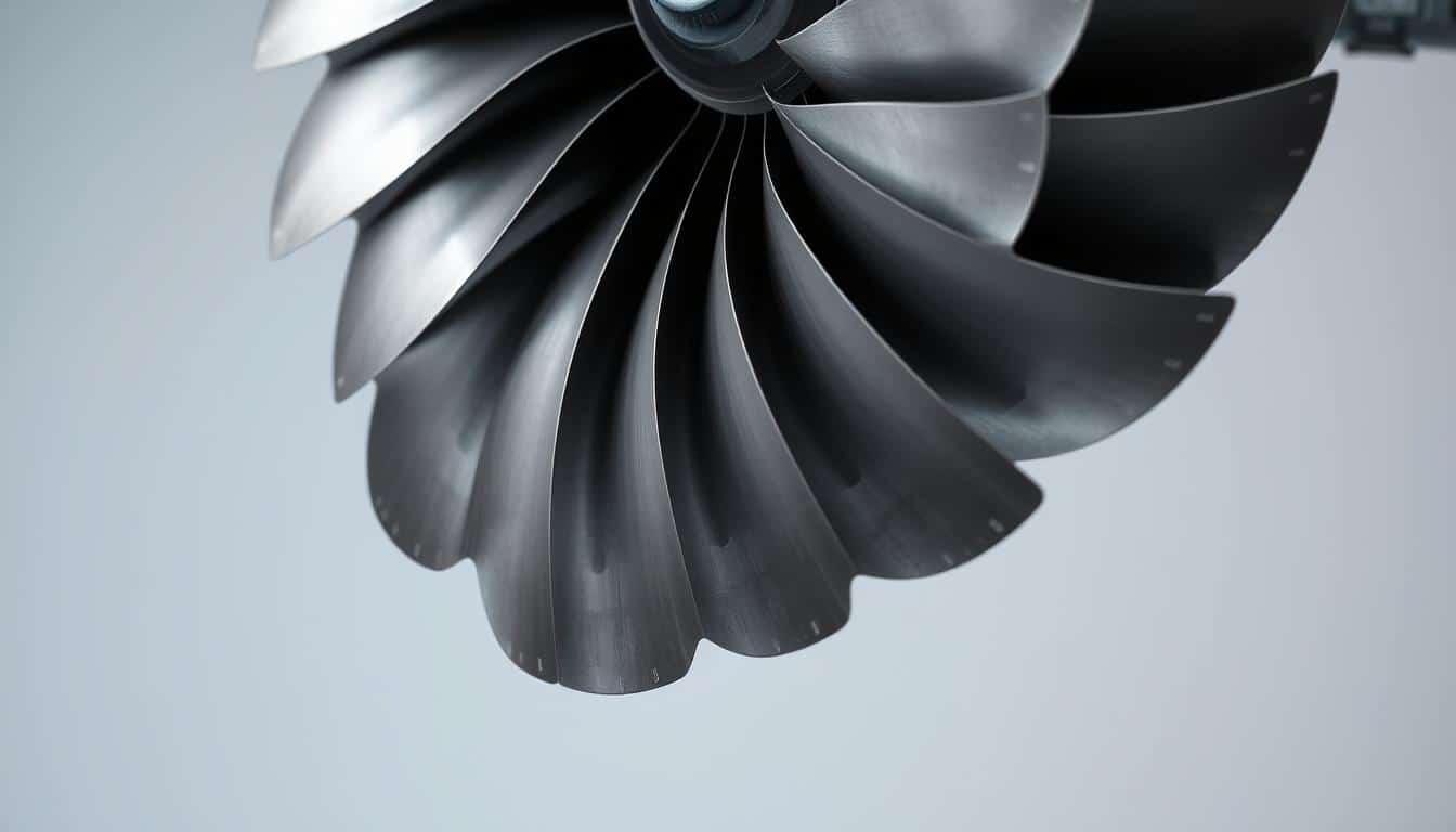 A Detailed Inspection Of A Gas Turbine Blade
