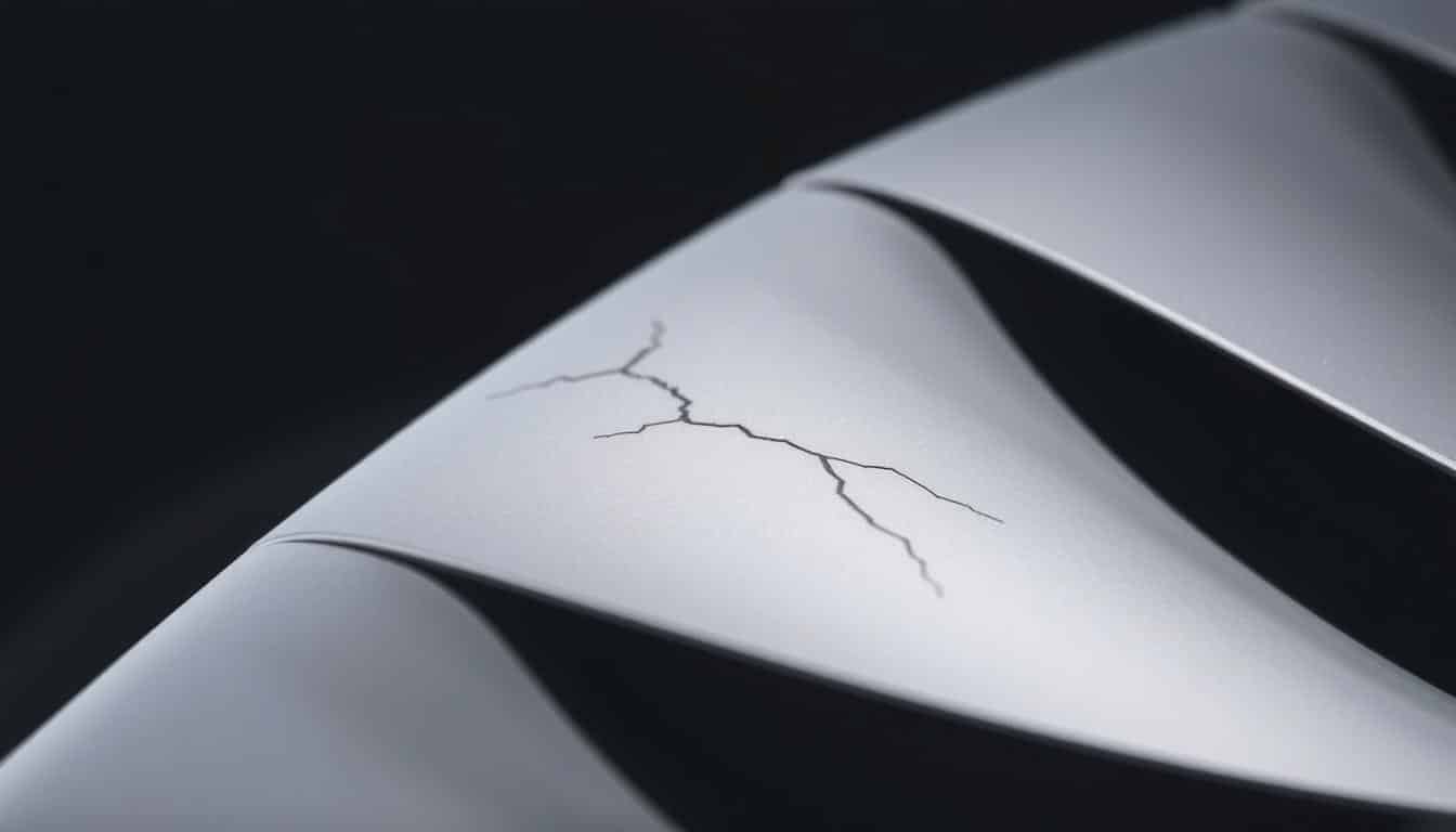 Signs Of Early Cracking In A Turbine Blade