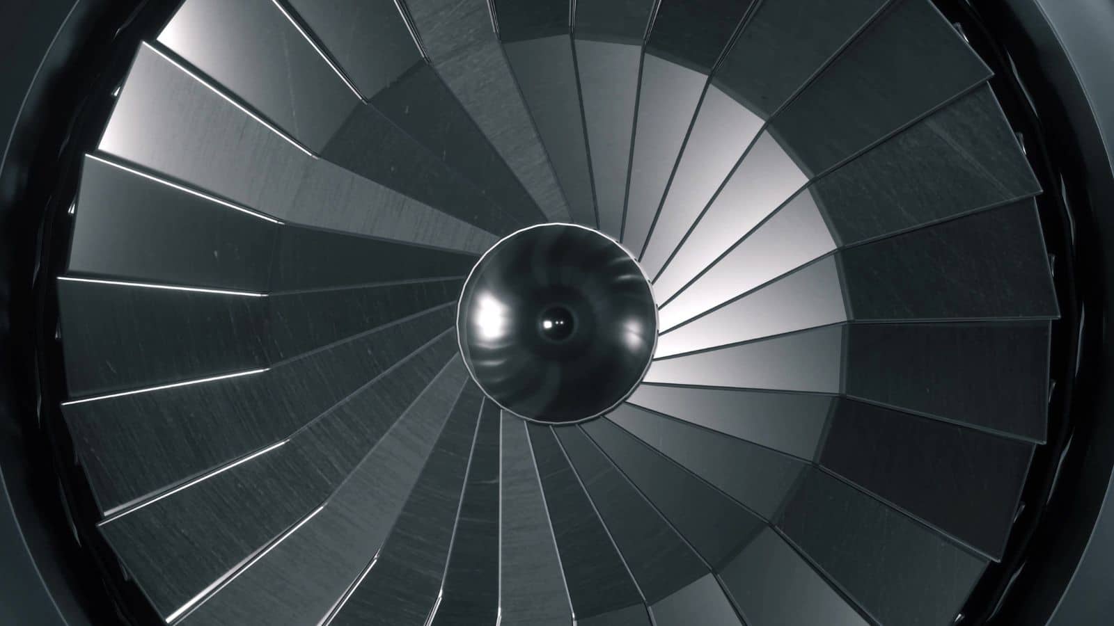 Front View Of A Turbine
