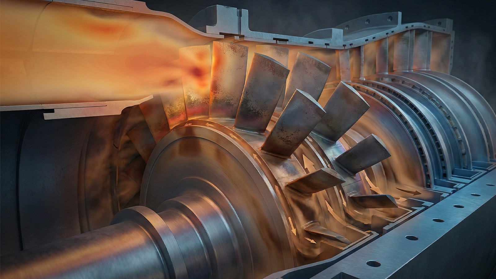 Primary Causes Of Overheating In Turbine Components Illustration Primary Causes Of Overheating In Turbine Components Illustration