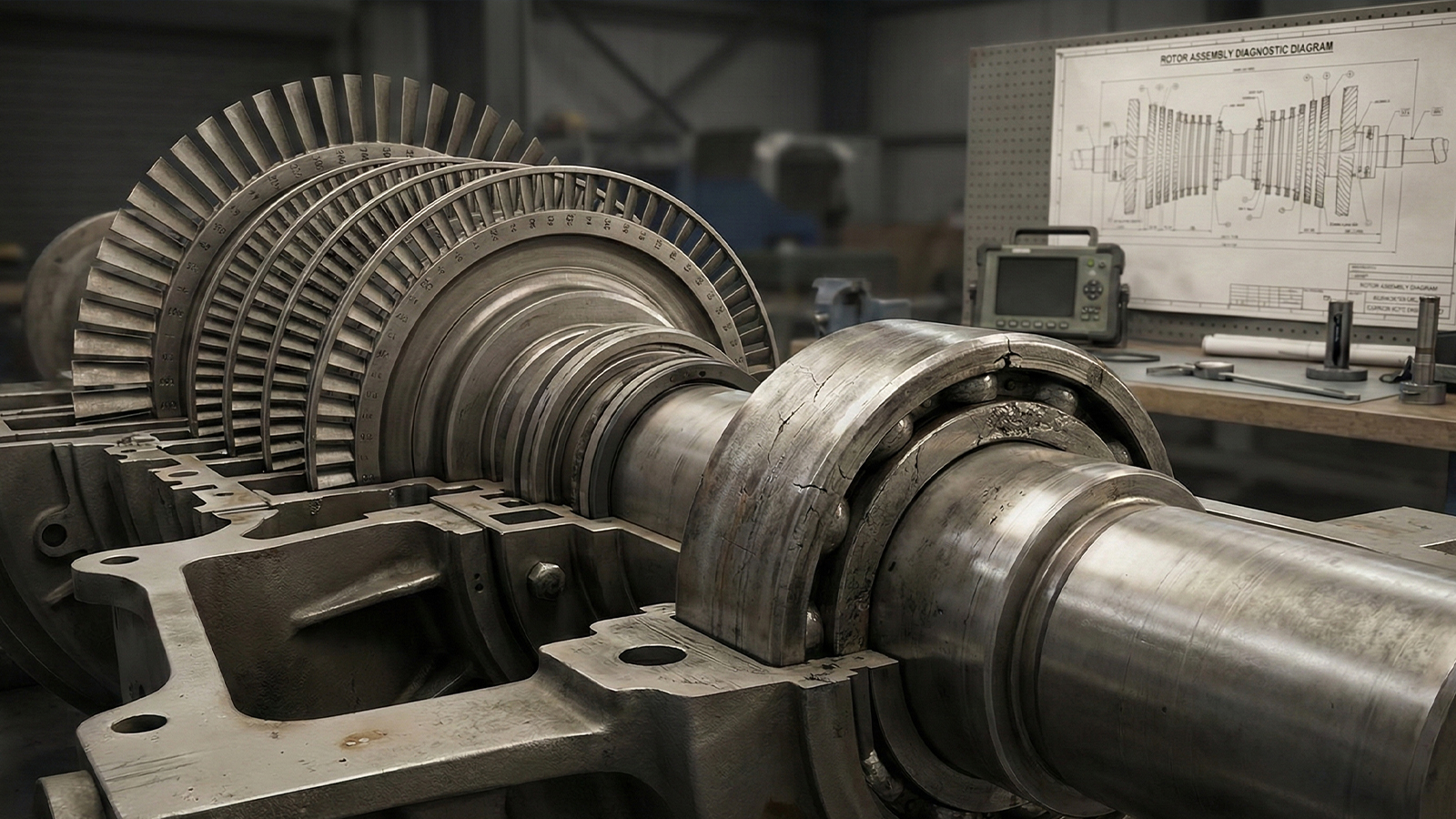 Rotor Shaft Deflection In Industrial Gas Turbine Rotor Shaft Deflection In Industrial Gas Turbine