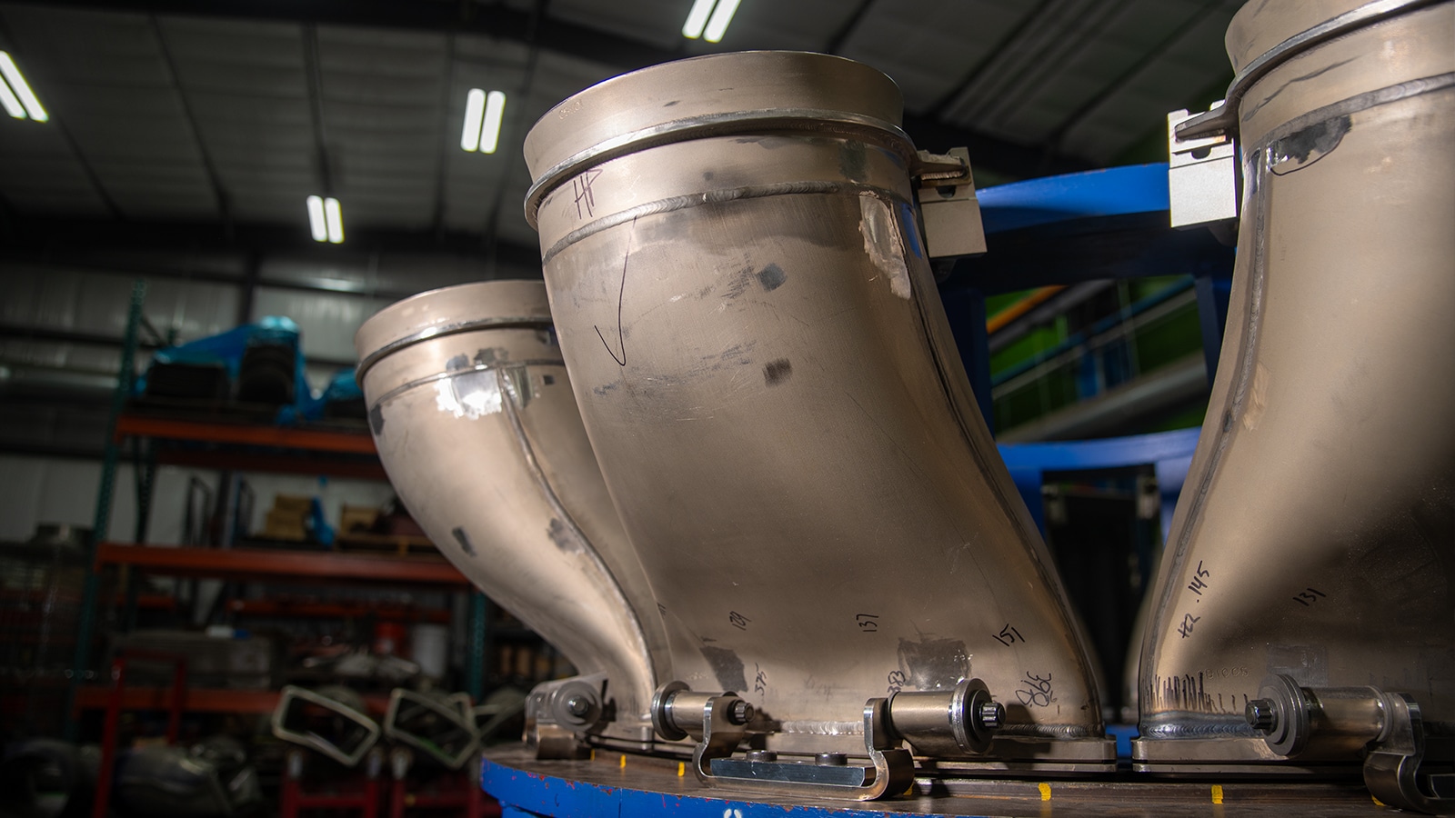 Gas Turbine Transition Pieces On Mount Gas Turbine Transition Pieces On Mount