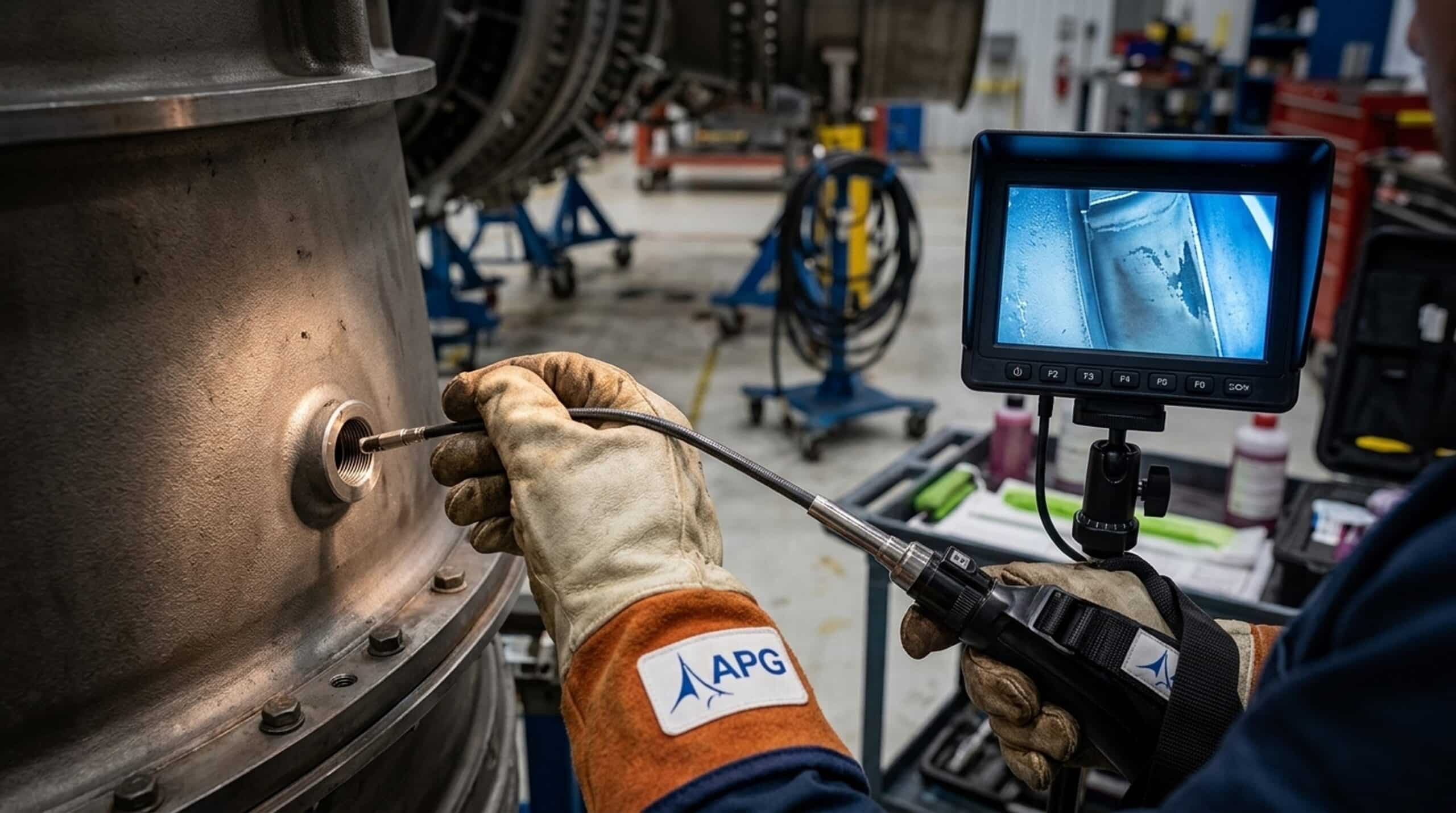 Borescope Inspection Of Turbine Hot Gas Path Borescope Inspection Of Turbine Hot Gas Path